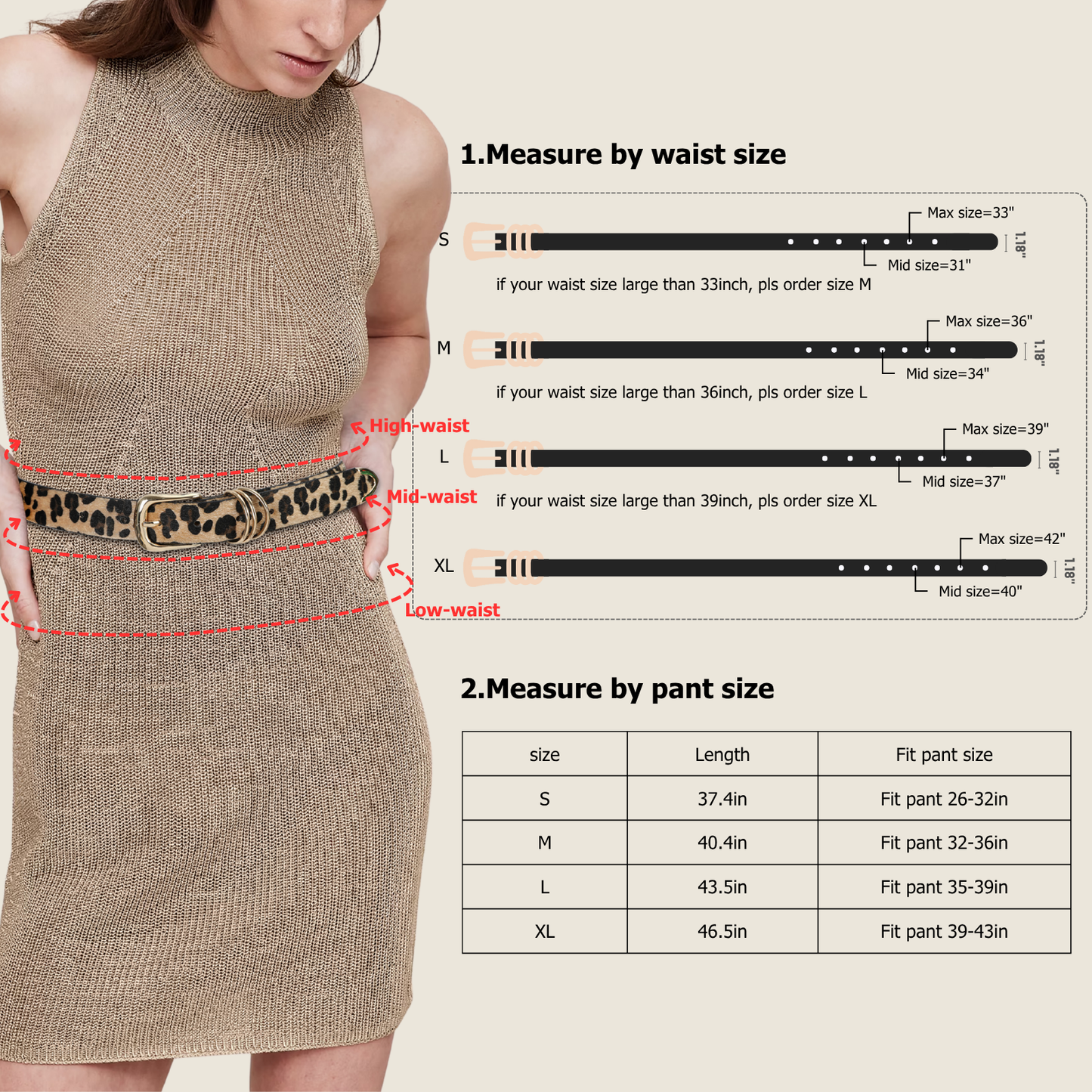 AI DEEBLUE Leopard Belts for Women Belts for Jeans Dresses Womens Belt Fashion Leather Belt